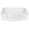 Nantucket Sinks 33 Inch White Farmhouse Fireclay Sink with Curved Apron FCFS3320CA-W - alternate 2